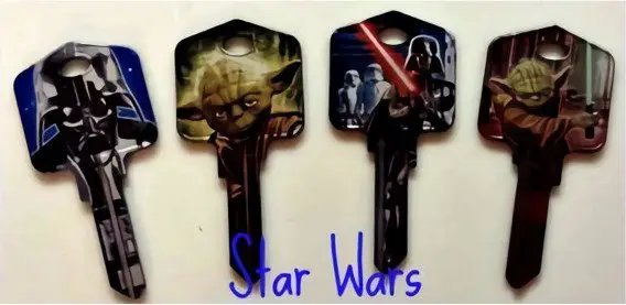 Fun custom key designs available
